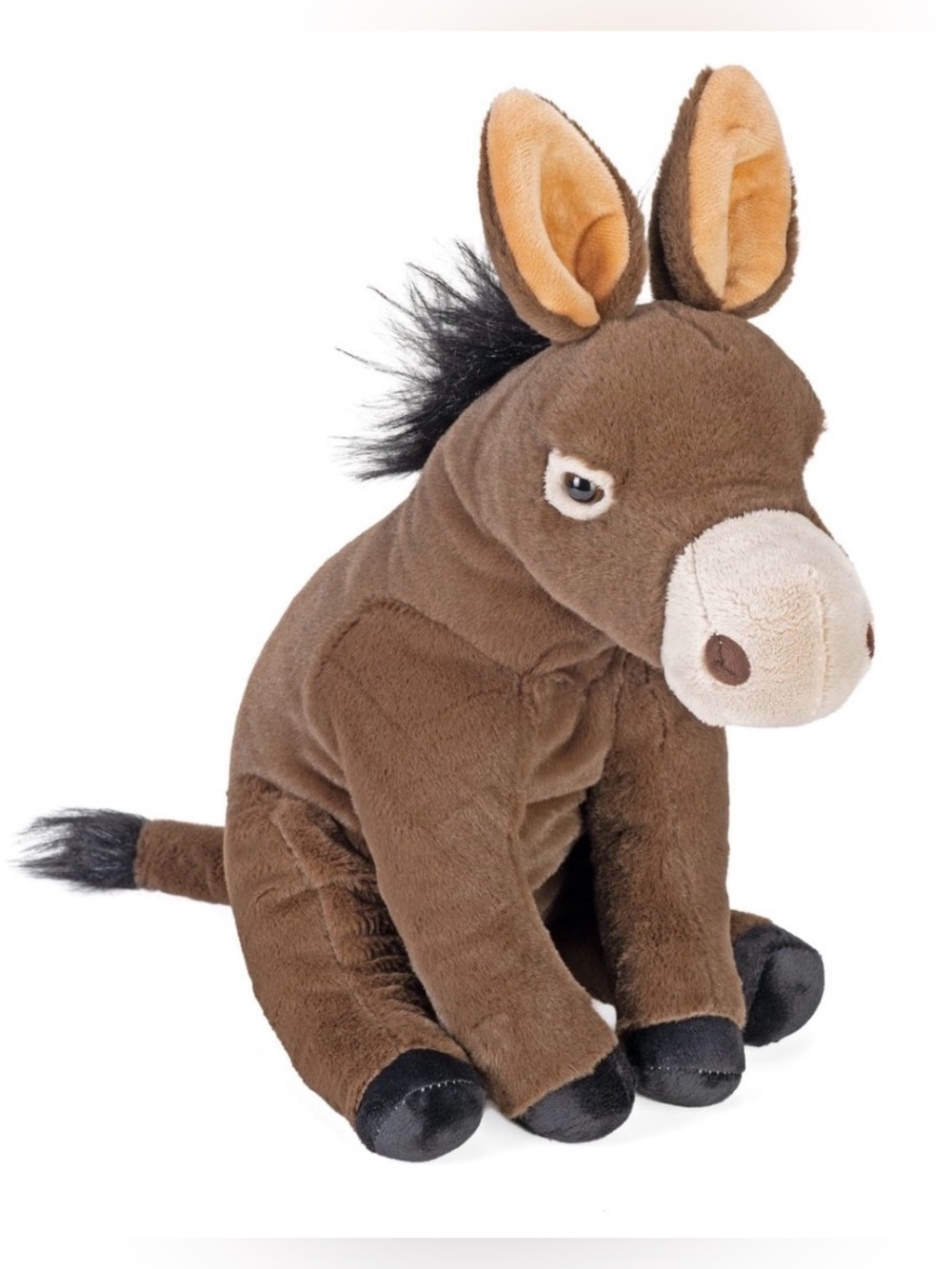 Wild Republic Cuddlekins Mule Plush Brown - Approx. 12”